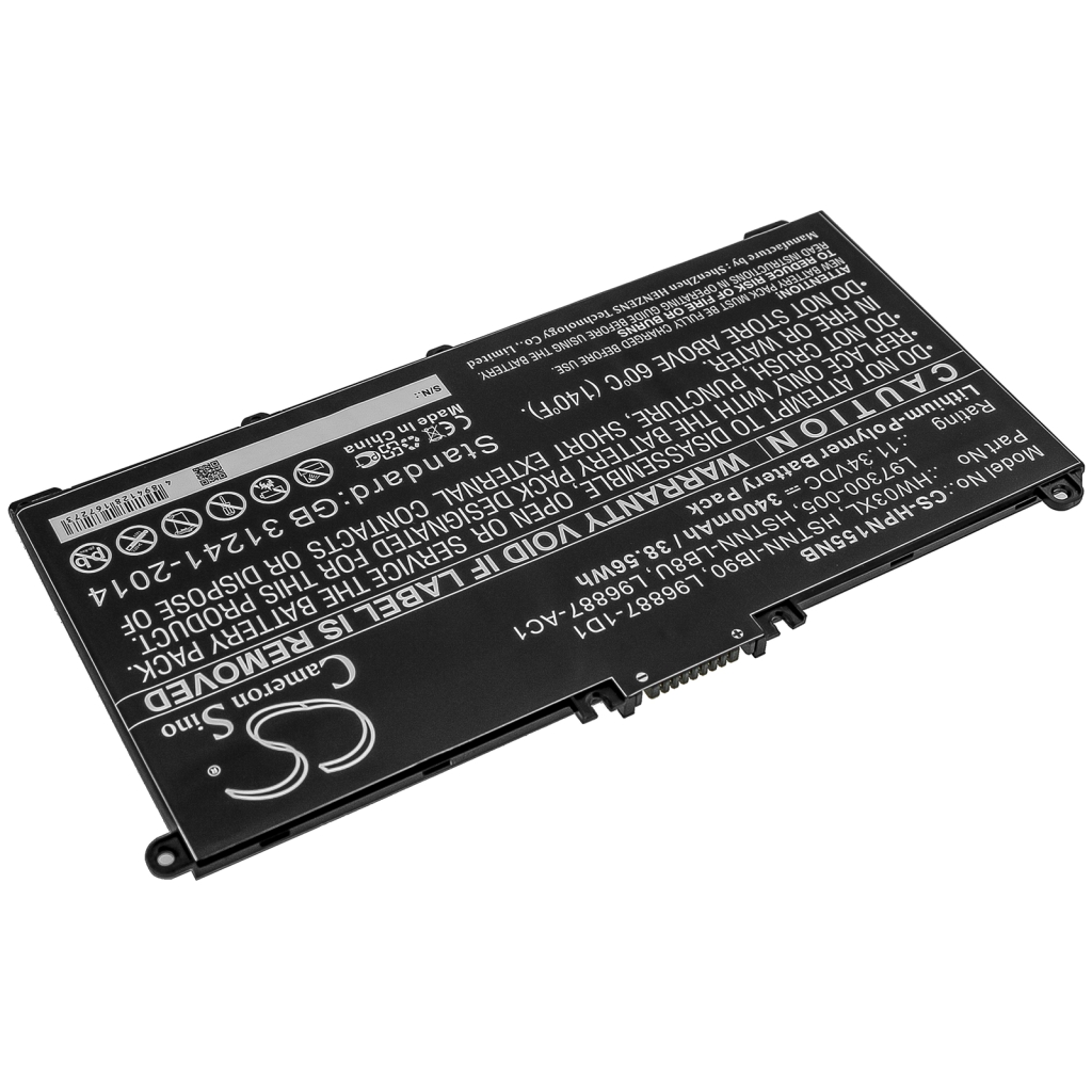 Batterie pour ordinateur portable HP CS-HPN155NB