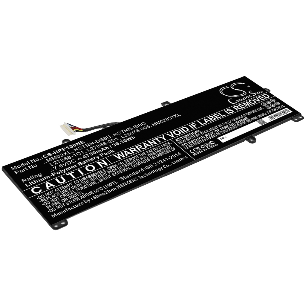 Batterie pour ordinateur portable HP CS-HPP130NB