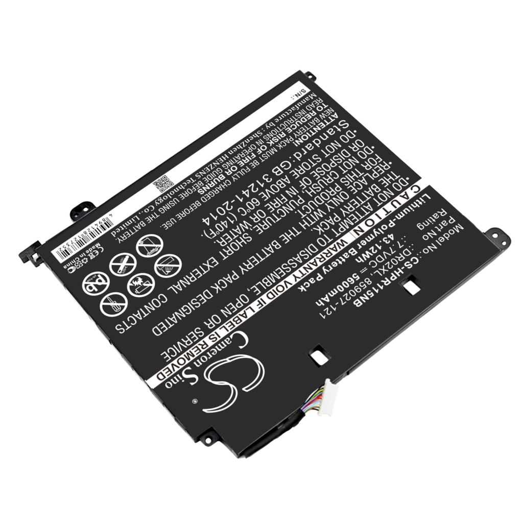 Battery Replaces DR02XL