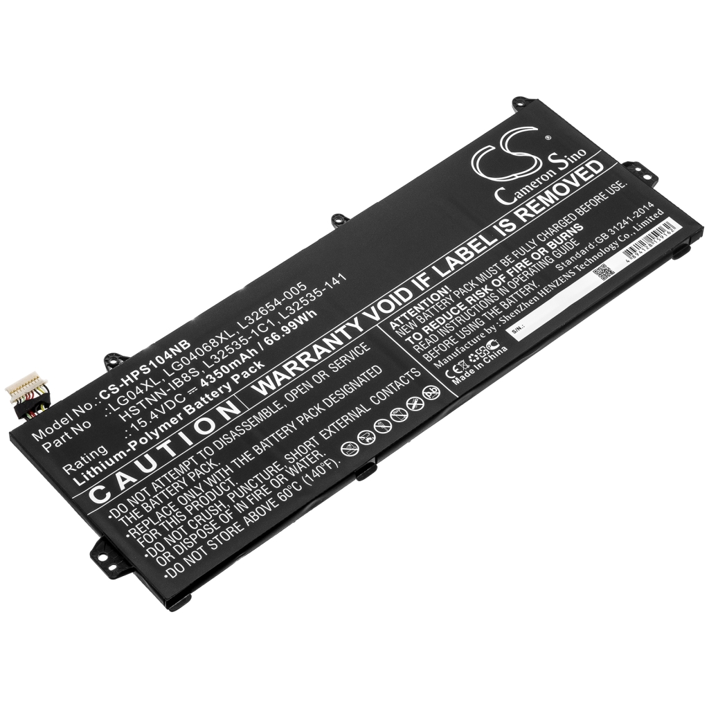 Batterie pour ordinateur portable HP CS-HPS104NB