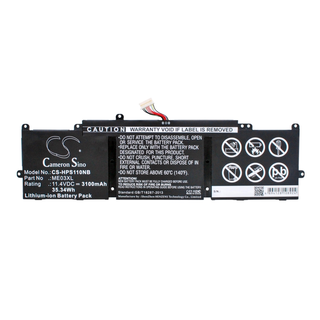 Batterie pour ordinateur portable HP Stream 11-D010NR