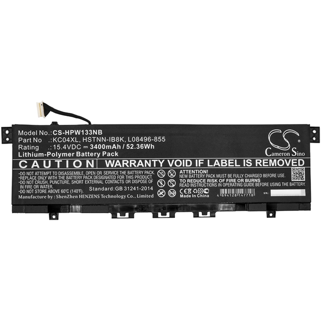 Batterie pour ordinateur portable HP CS-HPW133NB