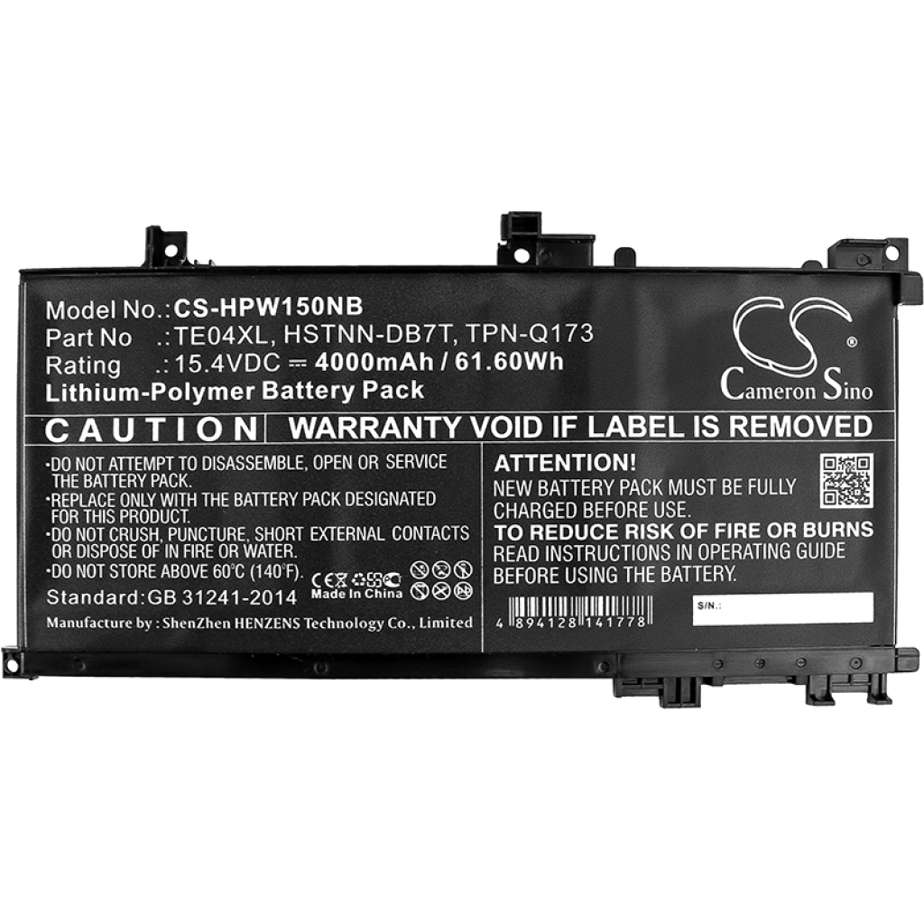 Batteries Remplace TE04063XL