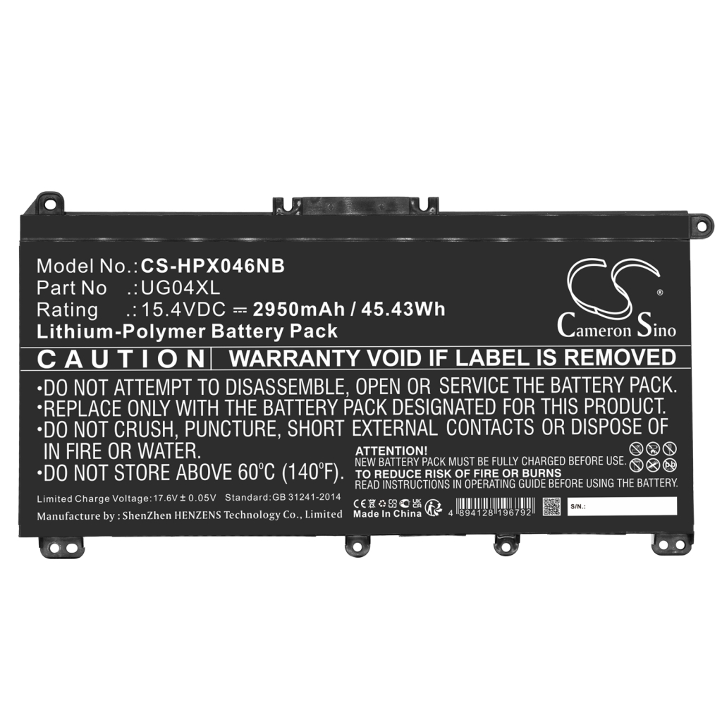 Batteries Remplace UG04046XL