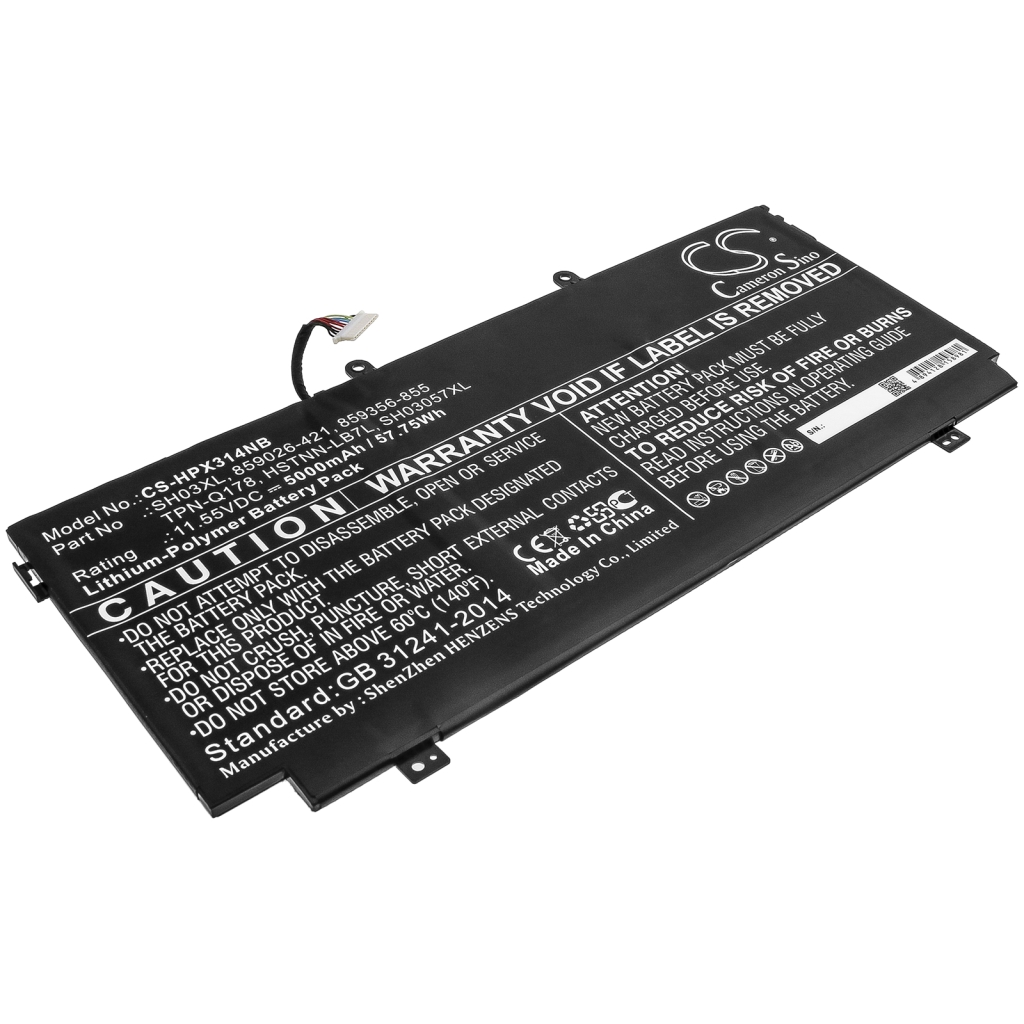 Batterie pour ordinateur portable HP Spectre X360 13-AC000NV