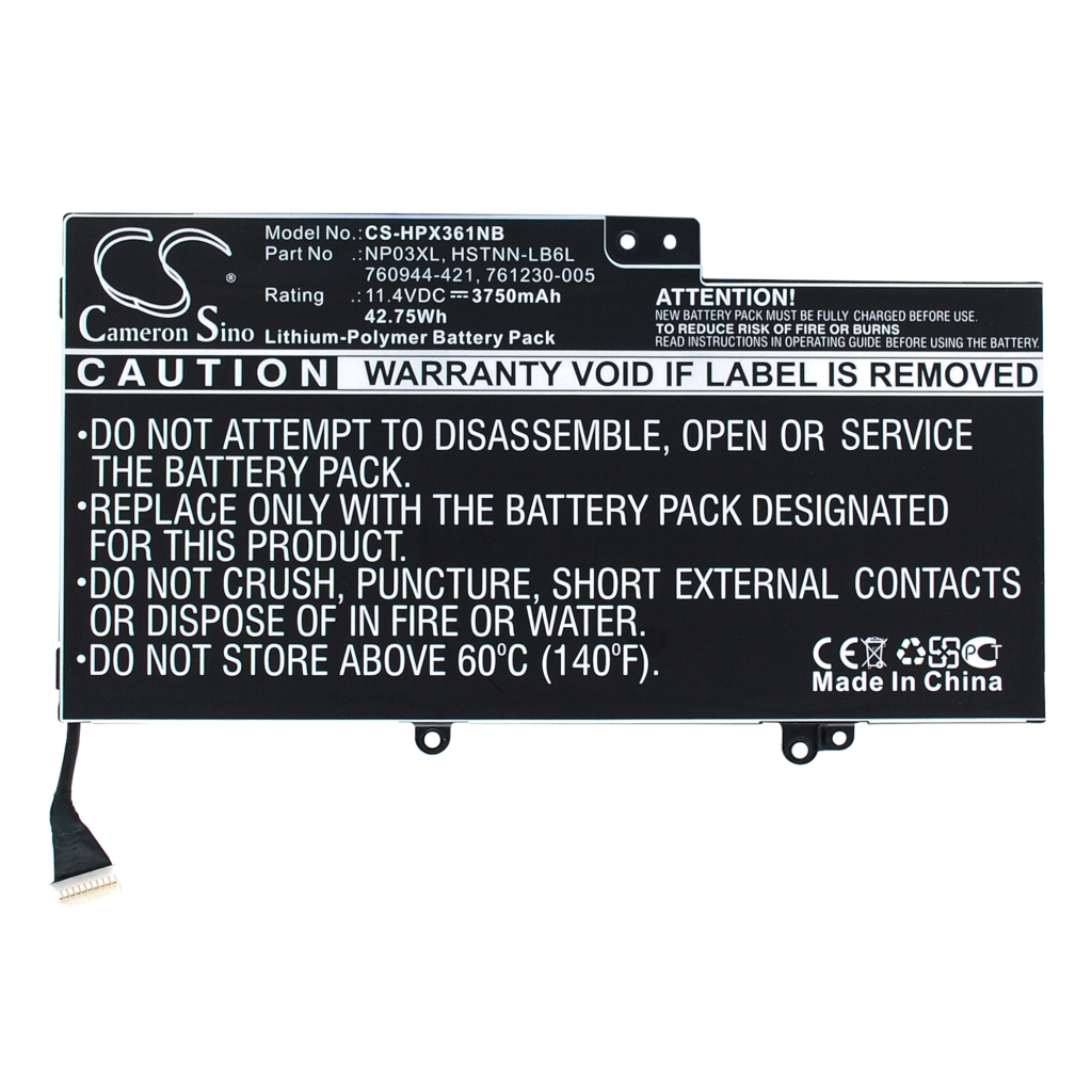 Battery Replaces 767068-005