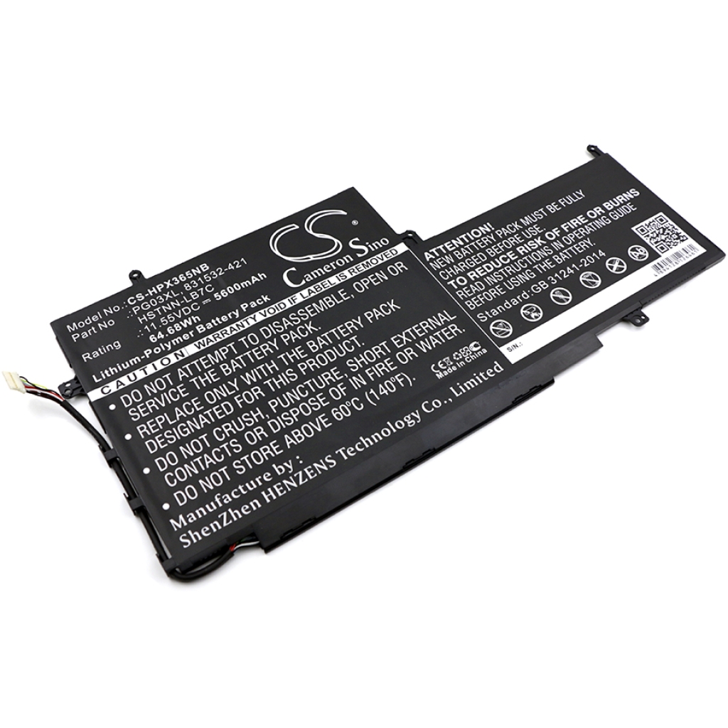 Notebook battery HP CS-HPX365NB