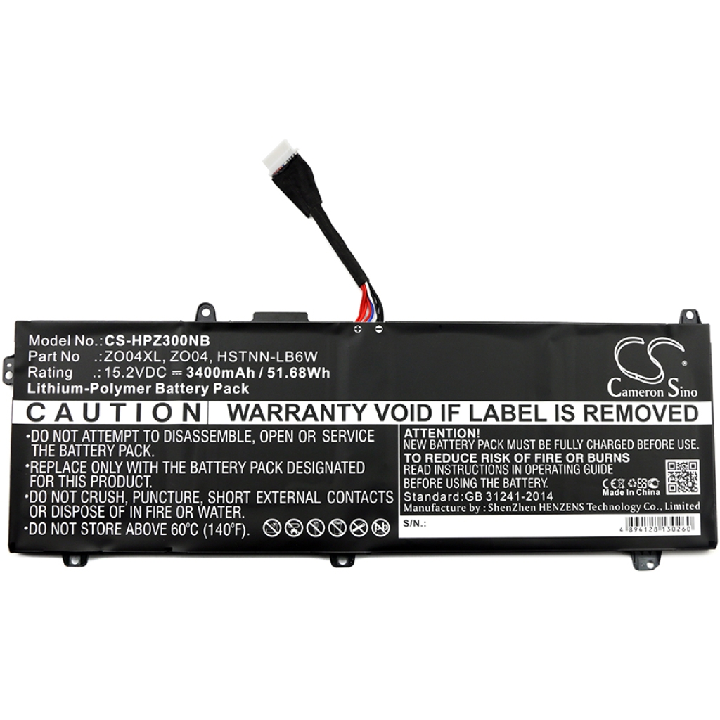 Battery Replaces ZO04XL