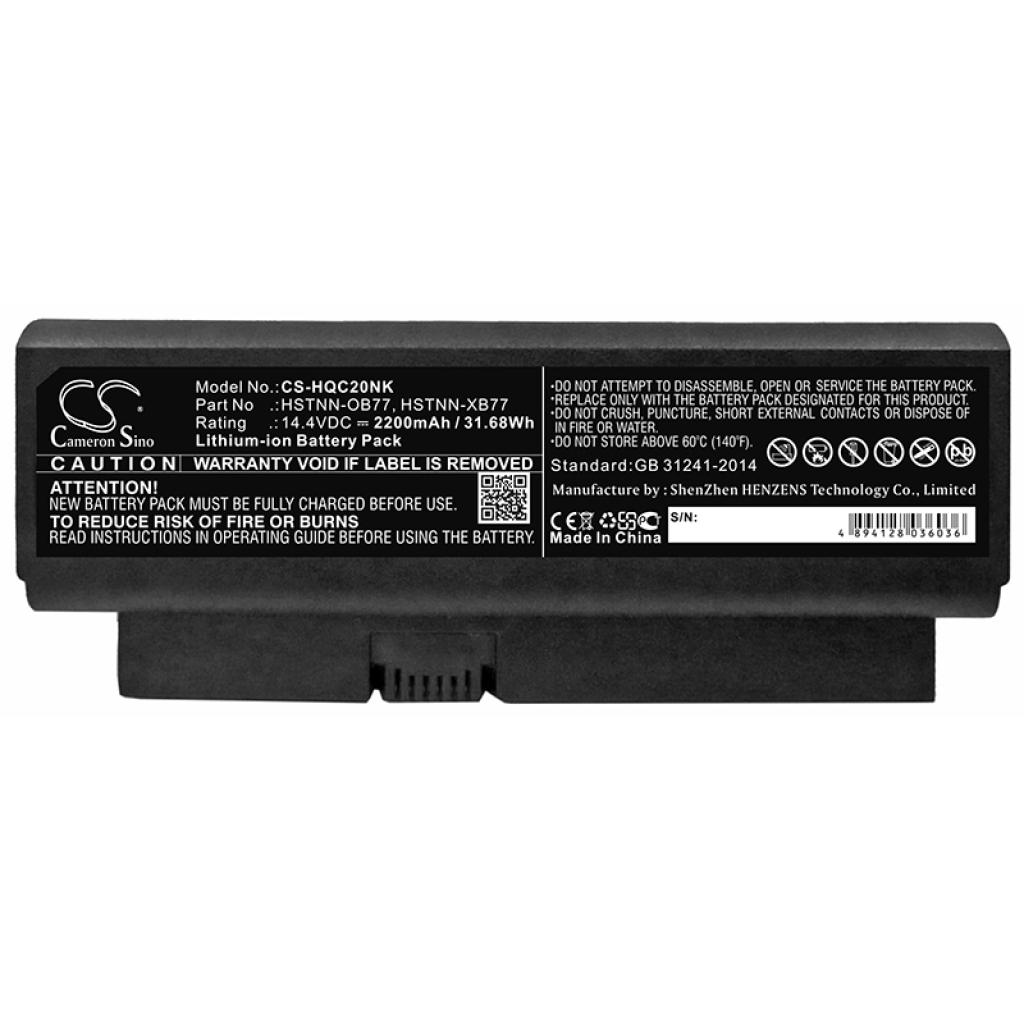 Batterie pour ordinateur portable HP Presario CQ20-108TU