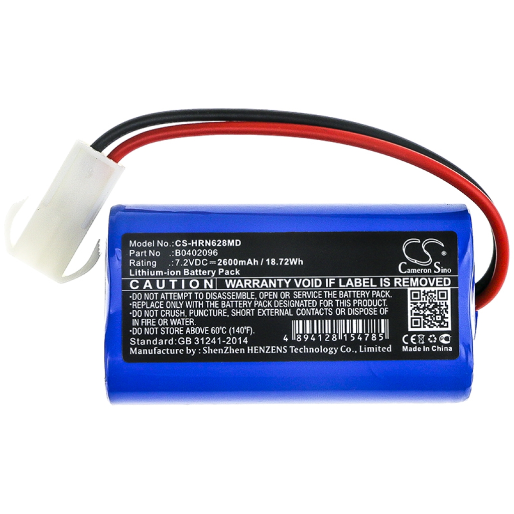 Compatible battery replacement for Horron B0402096