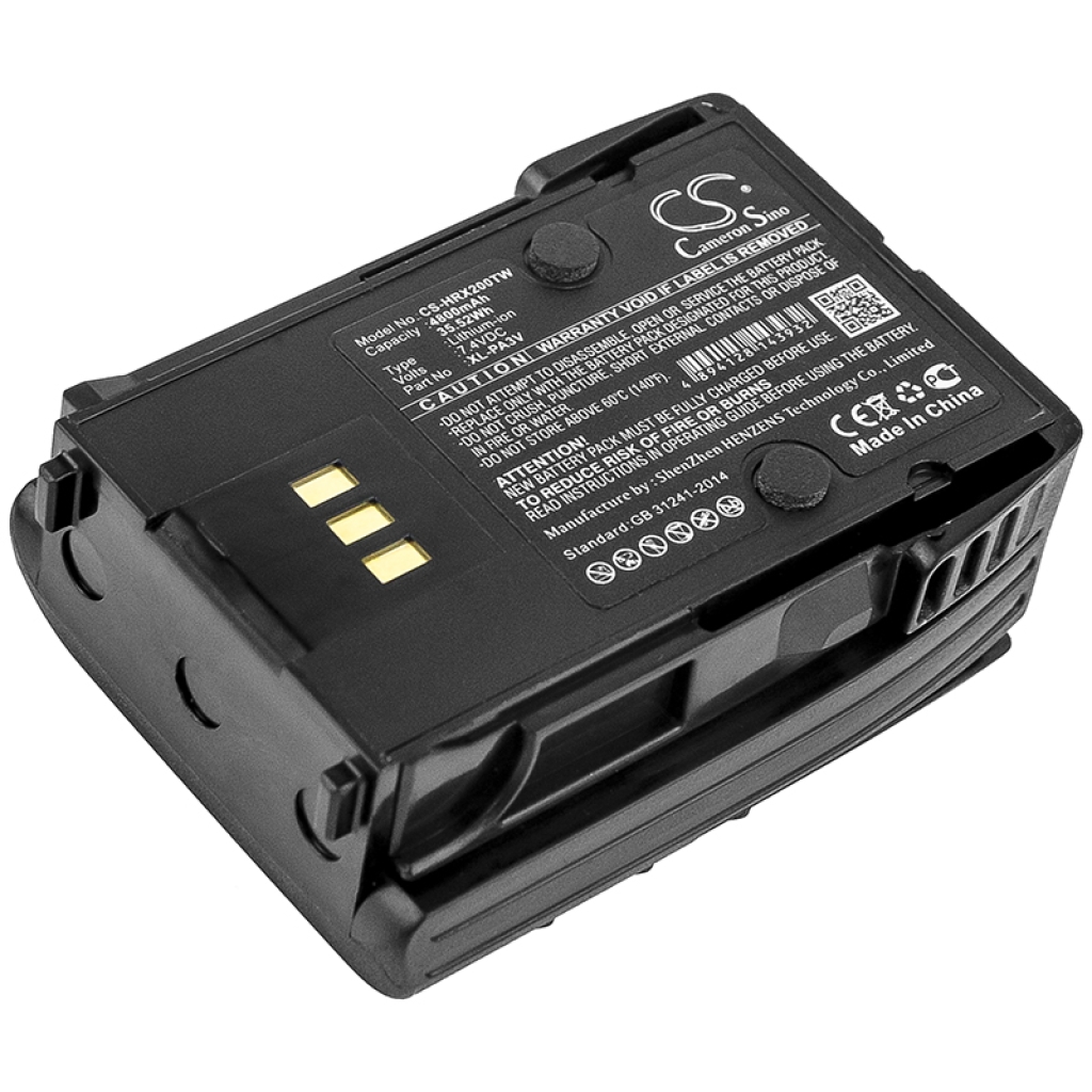 Batterie radio bidirectionnelle Harris CS-HRX200TW