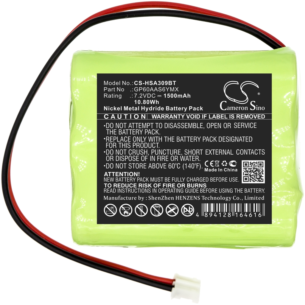 Compatible battery replacement for Yale GP60AAS6YMX