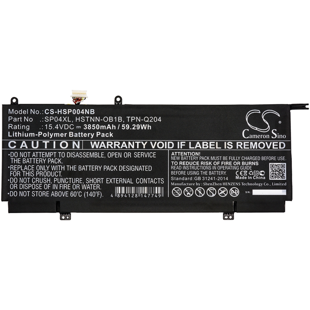 Batterie pour ordinateur portable HP Spectre X360 13-AP0026TU