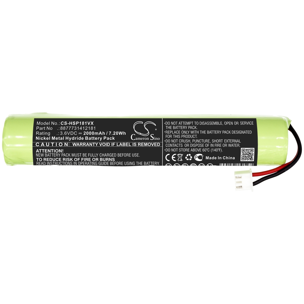 Compatible battery replacement for Brush 8877731412181