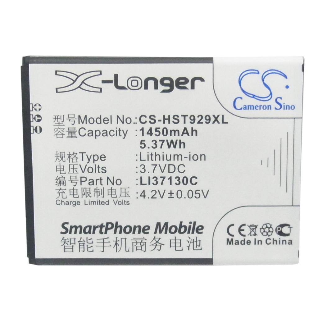 Compatible battery replacement for Hisense LI37130C