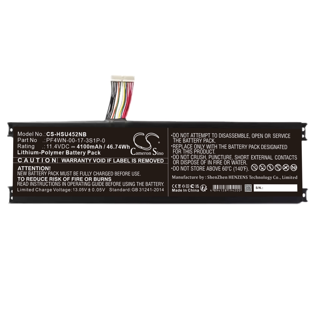 Batteries Remplace U45A1HPFS01