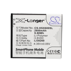 Compatible battery replacement for Hisense LI38260