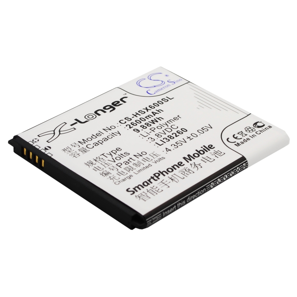 Compatible battery replacement for Hisense LI38260