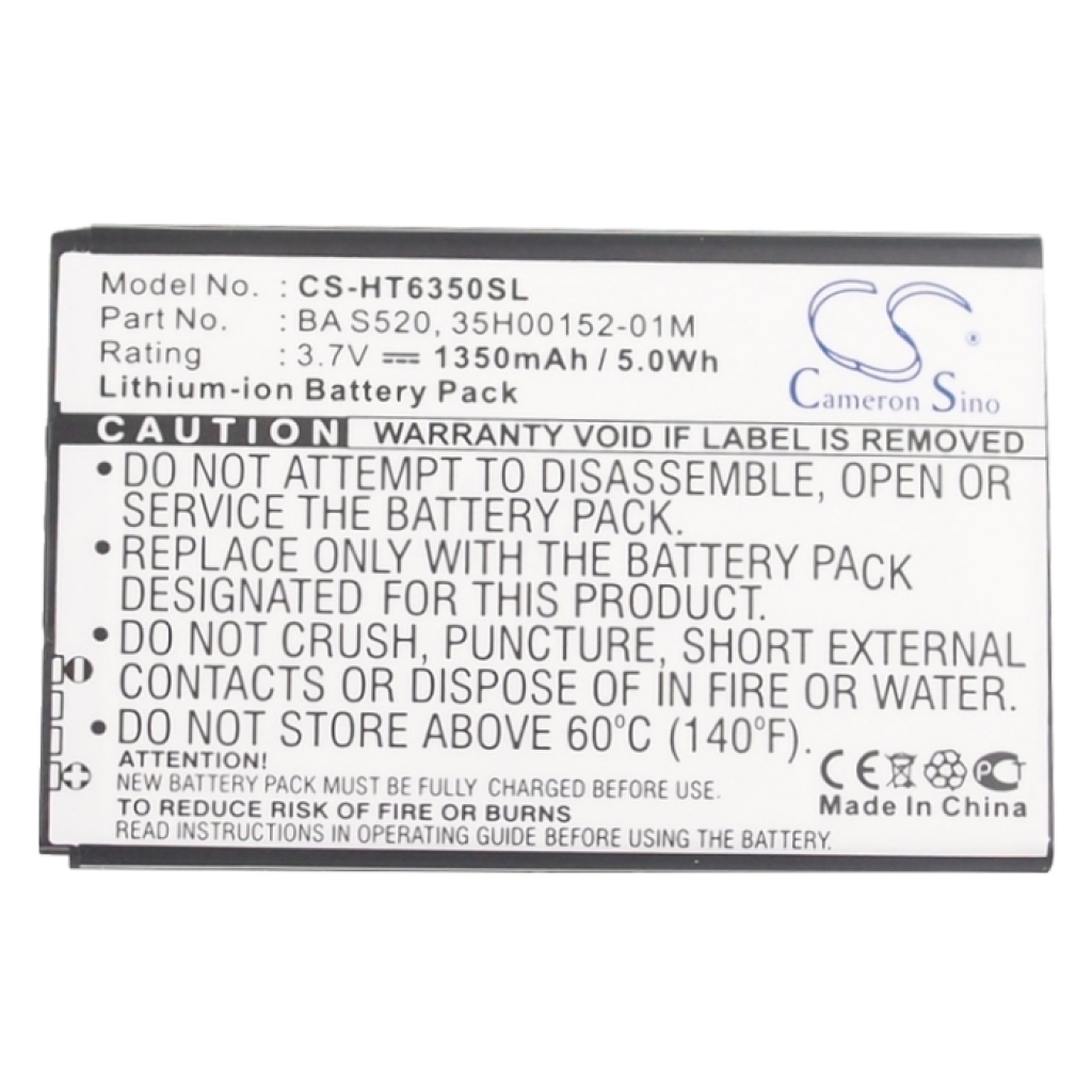 Mobile Phone Battery Verizon CS-HT6350SL