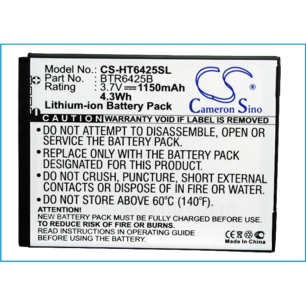 Batteries Remplace 35H00168-06M