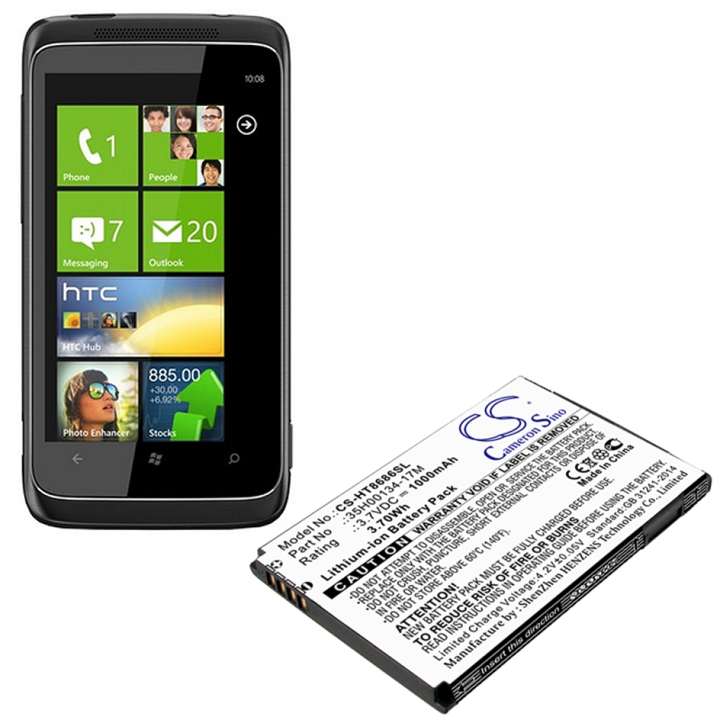 Mobile Phone Battery HTC WT7