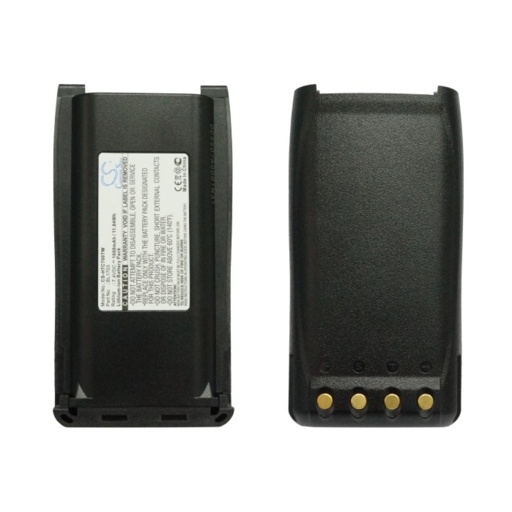 Batterie radio bidirectionnelle Relm CS-HTC700TW