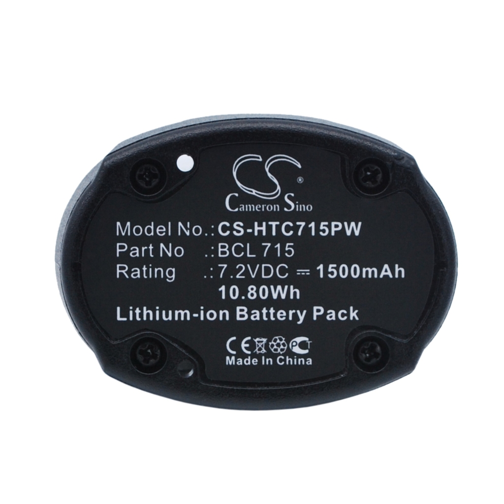 Compatible battery replacement for HITACHI BCL 715