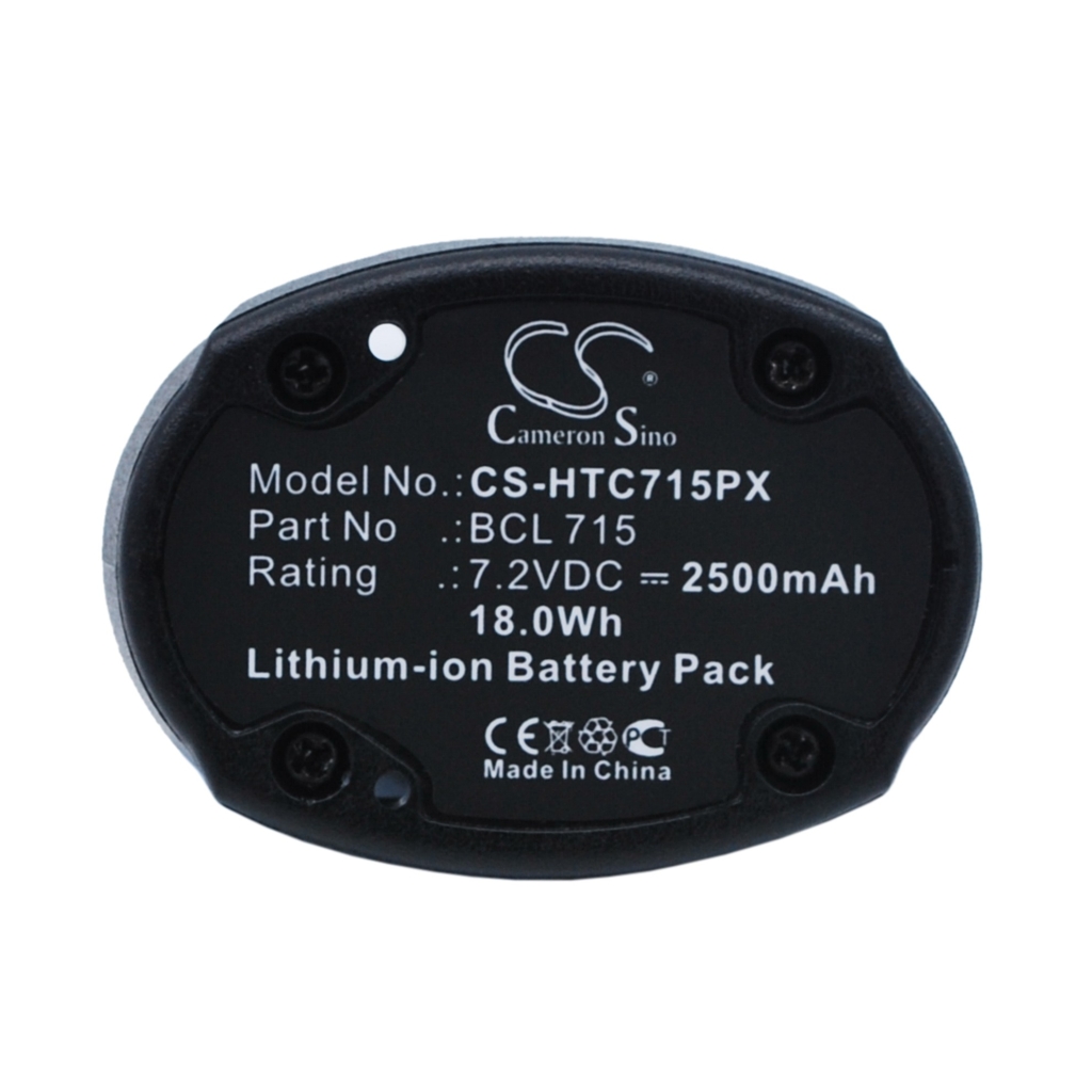 Compatible battery replacement for HITACHI BCL 715