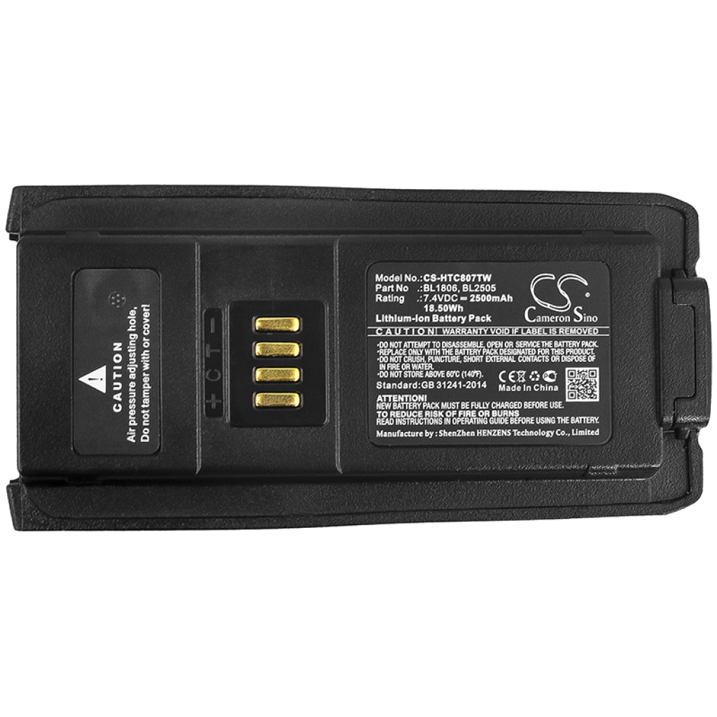 Two-Way Radio Battery Hytera CS-HTC807TW