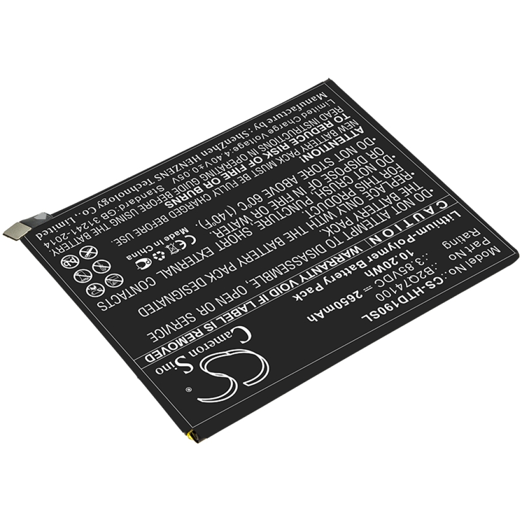 Compatible battery replacement for HTC B2Q74100