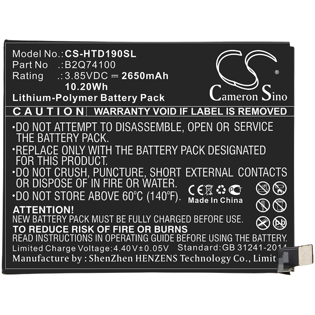 Batteries Remplace B2Q74100