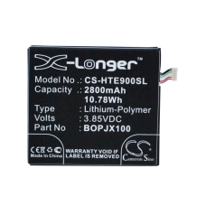 Compatible battery replacement for HTC 35H00239-00M,35H00239-09M,B0PJX100,BOPJX100