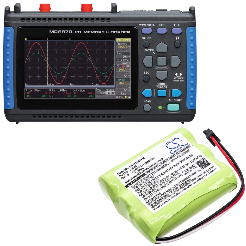 Outils électriques Batterie Hioki CS-HTK887SL