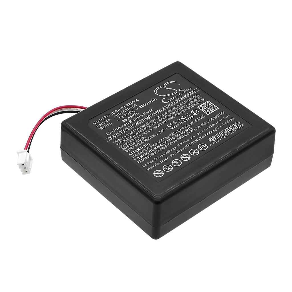 Compatible battery replacement for Hobot HB668P108