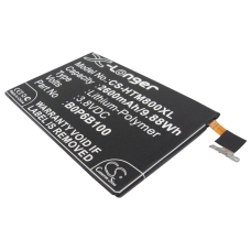 Remplacement de batterie compatible pour HTC  35H00214-00M, BOP6B100, B0P6B100, 35H00214-01M