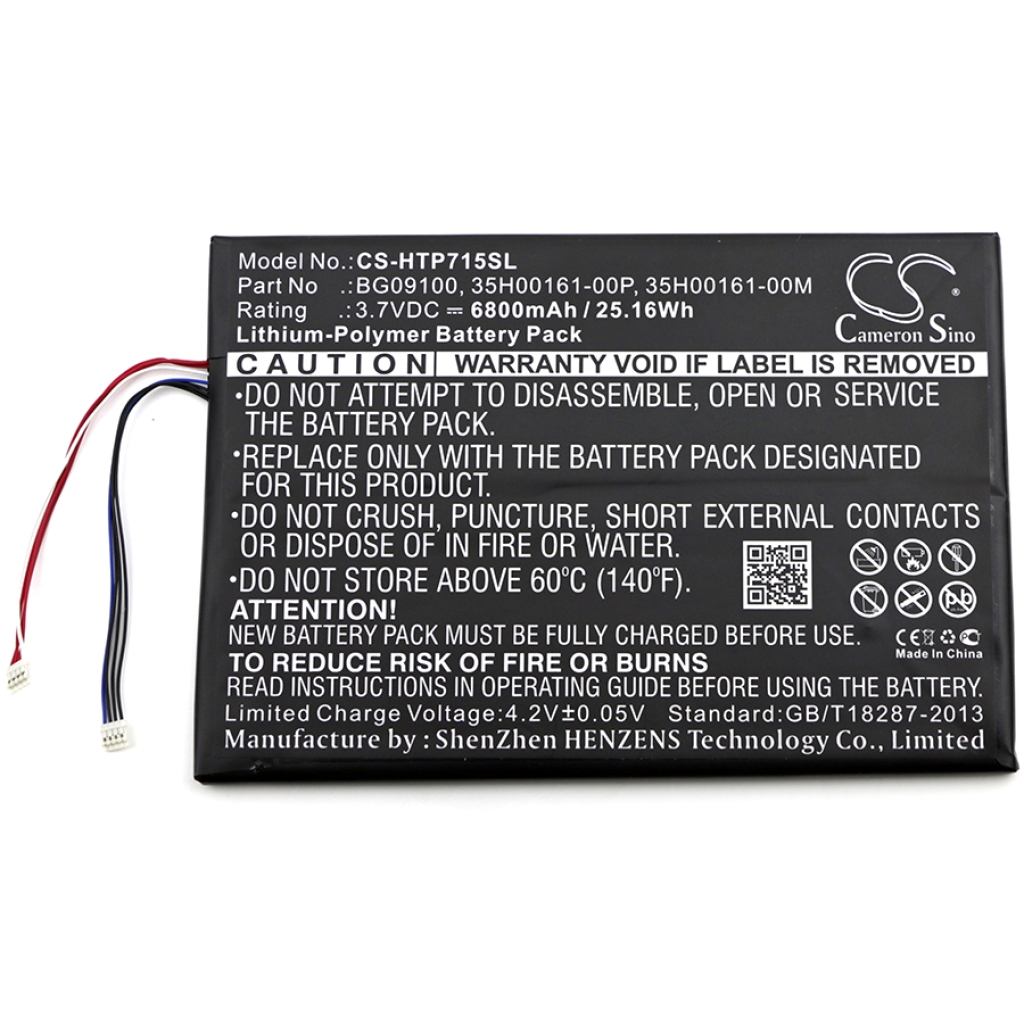 Tablette Batterie HTC CS-HTP715SL