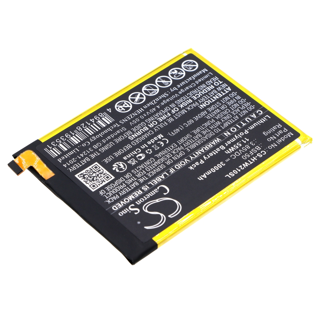 Compatible battery replacement for HTC BSF50