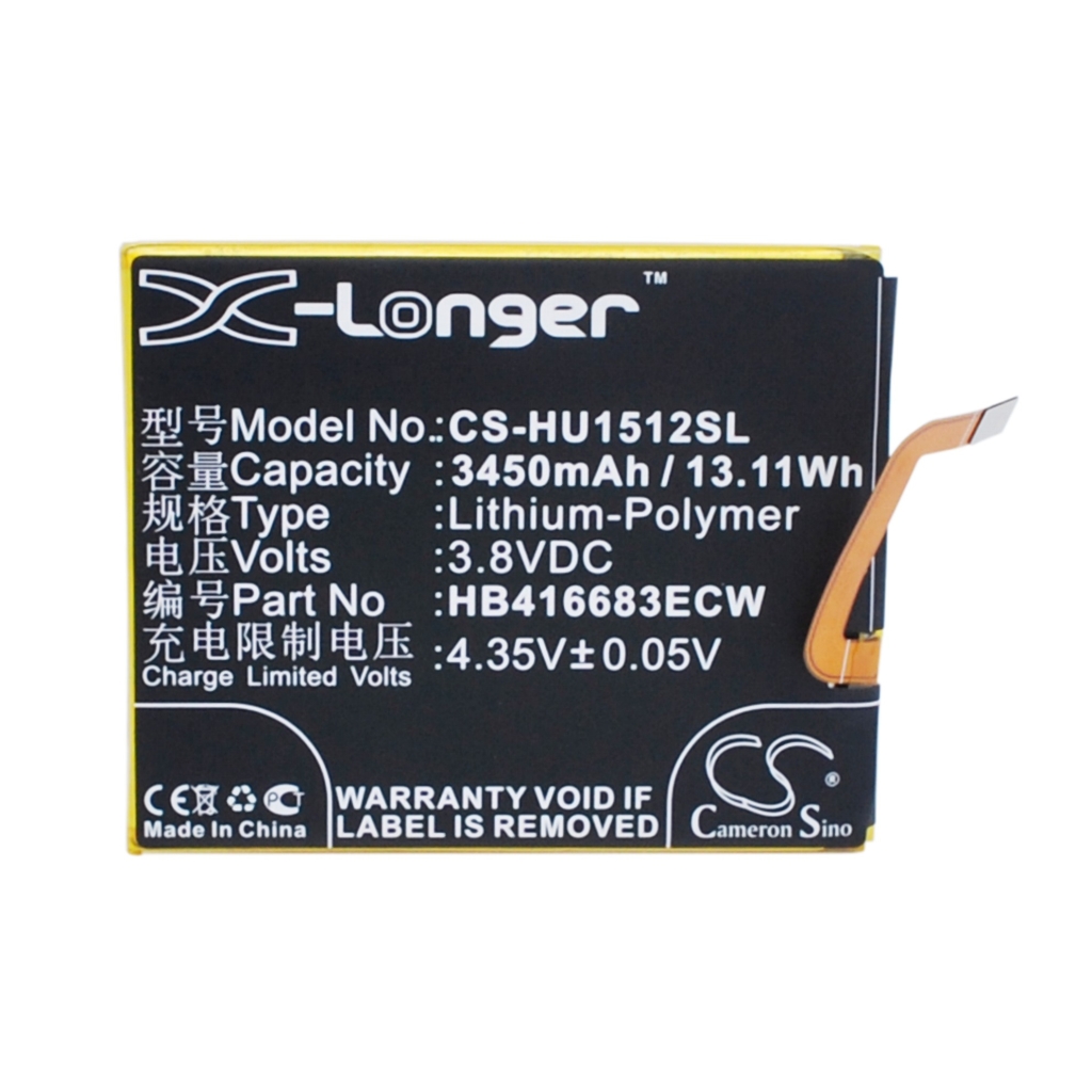 Compatible battery replacement for Huawei HB416683ECW