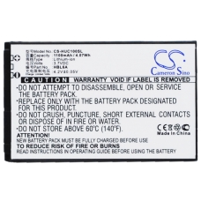 Compatible battery replacement for ESIA HBC100S,HBL6A