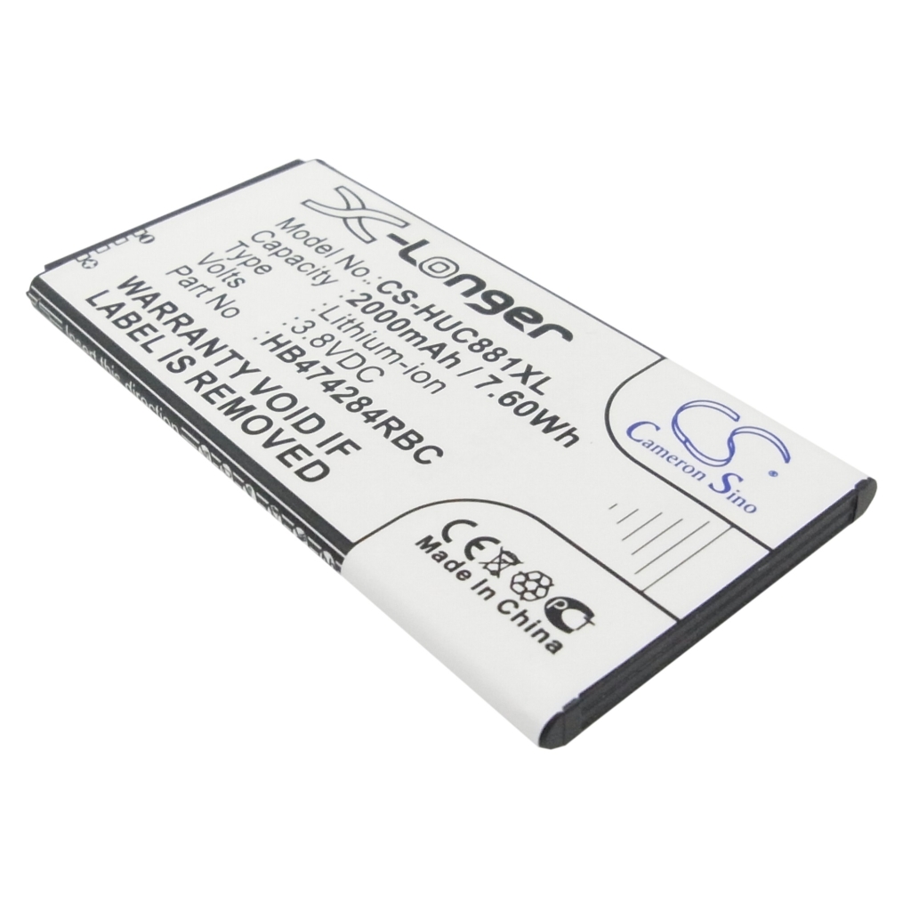 Compatible battery replacement for Huawei HB474284RBC