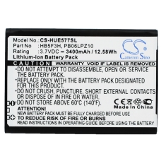 Remplacement de batterie compatible pour Huawei  PB06LPZ10, HB5F3H-12, HB5F3H, PBD06LPZ10