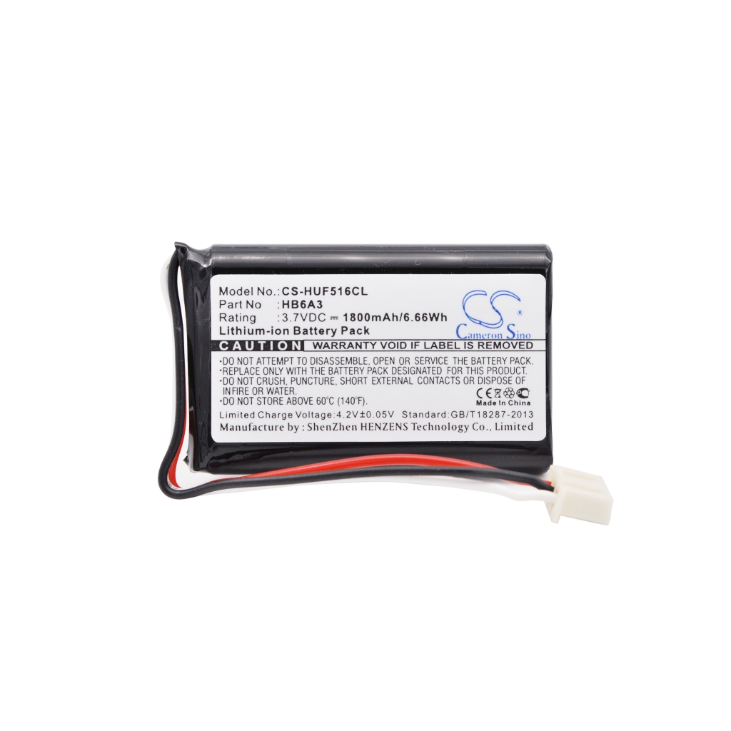 Compatible battery replacement for Huawei HB6A3