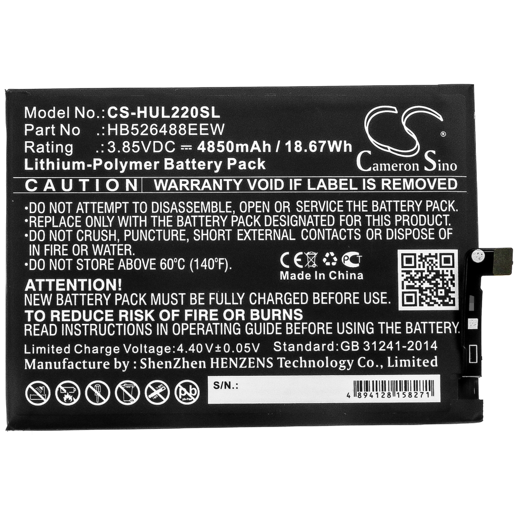 Battery Replaces HB526488EEW