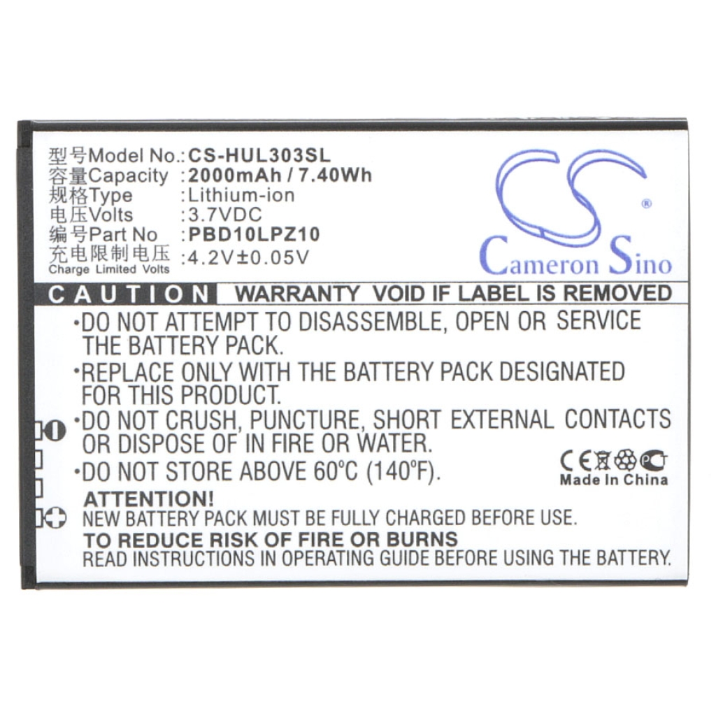 Batterie Hotspot Huawei CS-HUL303SL