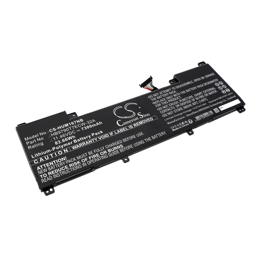 Batterie pour ordinateur portable Huawei CS-HUM167NB