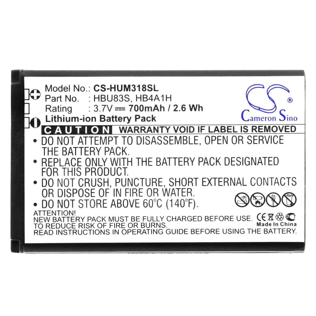 Compatible battery replacement for AT