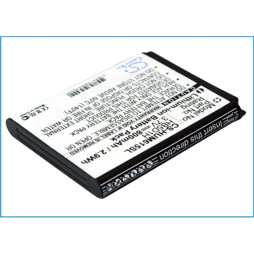 Compatible battery replacement for Huawei HB5D1H