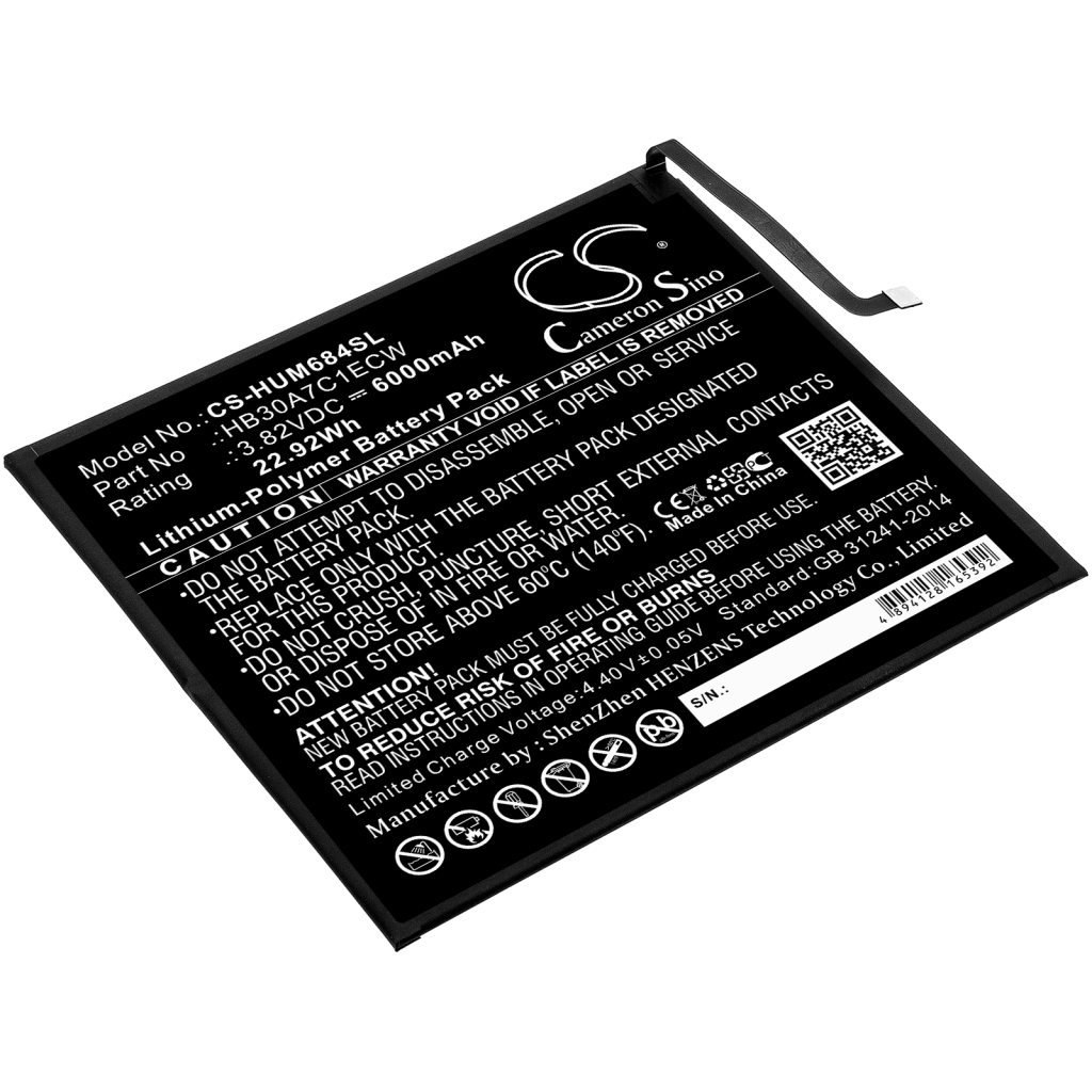 Remplacement de batterie compatible pour Huawei  HB30A7C1ECW