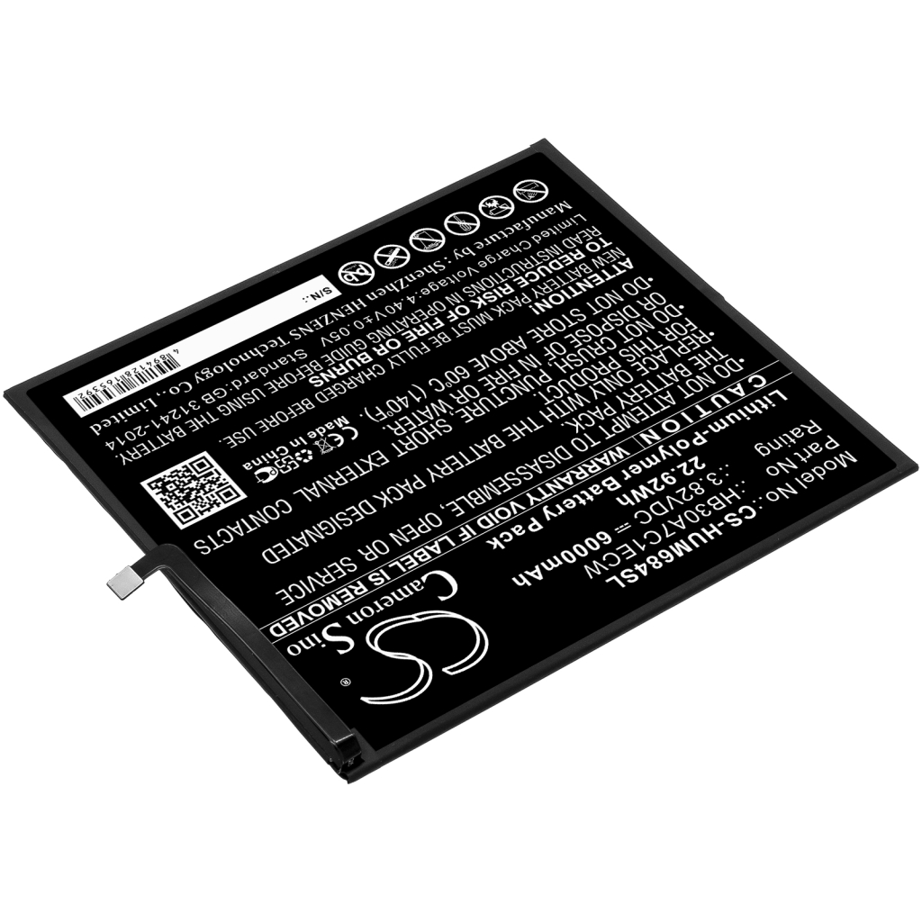 Compatible battery replacement for Huawei HB30A7C1ECW