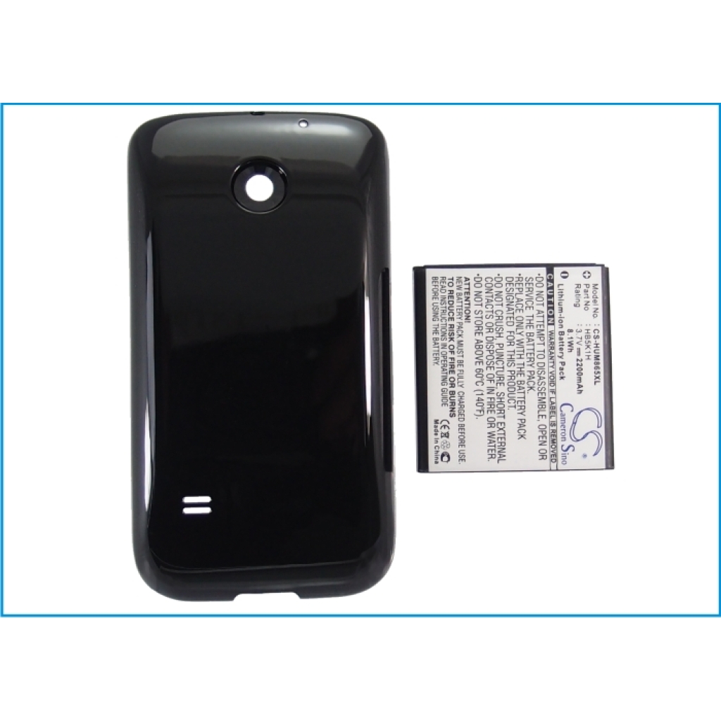 Compatible battery replacement for Huawei HB5K1H